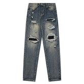 Hole Scratched Jean