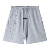 Essentials Embossed Letter Shorts