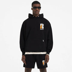 Minimalist letter print hoodies