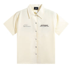 Logo Letter Printed Shirt