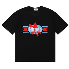 Chevron Eagle cotton T-Shirts