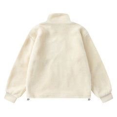 Embroidered Lamb Suede Jacket