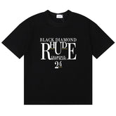 Diamond Letter Logo Printed T-Shirt