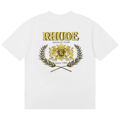 Cresta Cigar Totem Logo Printed T-Shirt