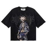 Rock F-Terry Cropped Tee