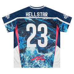 Shark Print Mesh Jersey
