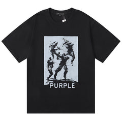 Logo Pattern Print T-Shirt
