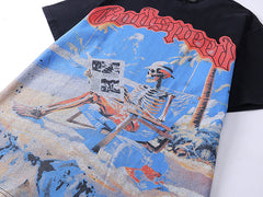 Skeletons Cozy Beach T-Shirts #1022