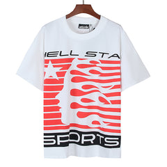 Sports Stripe Face Gel Logo Tee