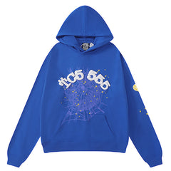 TC5555 Spider Web Hoodie-Blue #8206