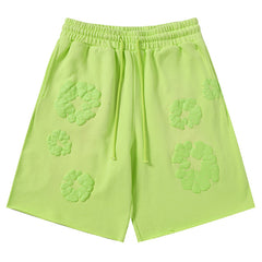 kapok Flower Pattern Printed Short