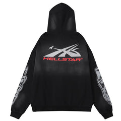 Airbrushed Skull Hoodie