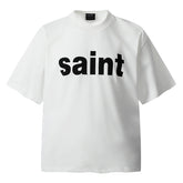 Logo Pattern Printed T-Shirt