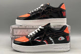 A Bathing Ape Sta Low Mad Shark Black Orange