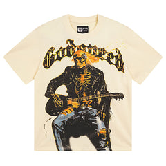 Skeletons Guitarist T-Shirts #3008