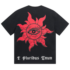 Rose Pattern Printed T-Shirts #1051