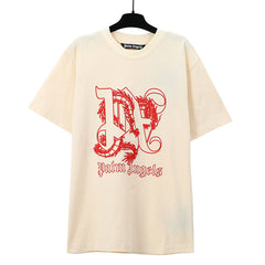 Dragon-Monogram Cotton T-Shirt