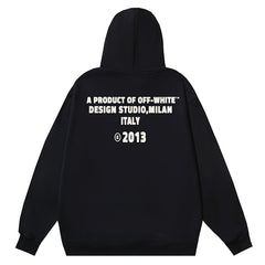 Black Hoodie With Srystal Print
