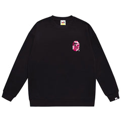 Ape Head Pattern Print Sweatshirt