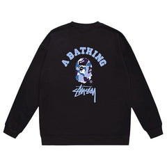 Ape Head Pattern Print Sweatshirt