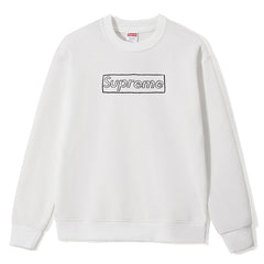x Kaws Chalk Logo Crewneck Sweatshirts