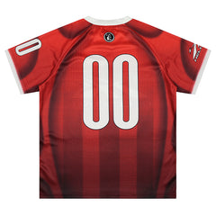 'Red Stripes' Mesh Jersey