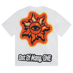Skeletons Pattern Printed T-Shirts #3035