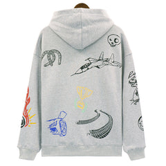 CartoonLogo logo pattern printing Hoodies
