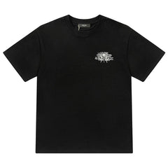 Crew Neck Unisex Street Style Plain Cotton T-Shirt