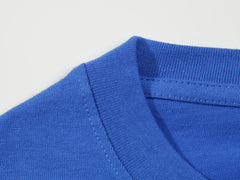 Clean Jersey Logo T-Shirt Blue