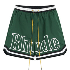 Court Logo-Print Woven Shorts
