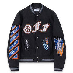 Chenille-Logo Bomber Jacket