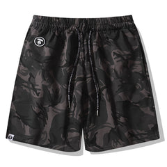 Ape Head Pattern Printed Short