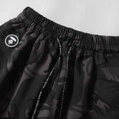 Ape Head Pattern Printed Short