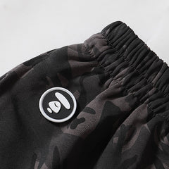 Ape Head Pattern Printed Short