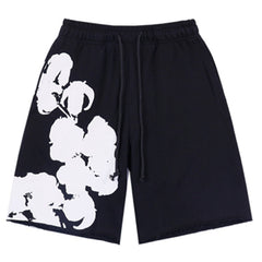 Kapok Flower Pattern Short