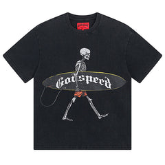 Skeletons Surf Day T-Shirts #1025