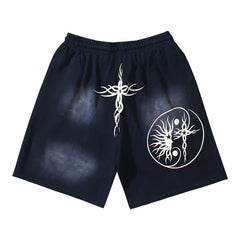Flame Yang Sweat Shorts