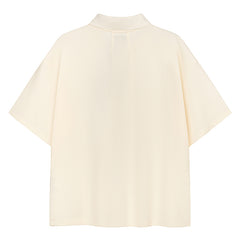 Boxy Cotton-Pique Polo Shirt