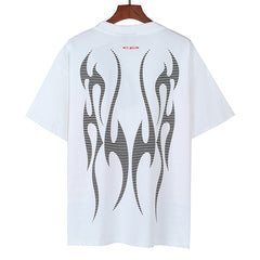 Sports Stripe Face Gel Logo Tee