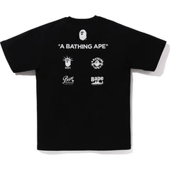 Front And Back Printed Short-Sleeved Tee
