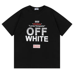 Logo Pattern Printed T-Shirt