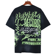 Records 'Black/Green' Tee
