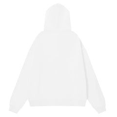 Logo Pattern Printed Hoodie