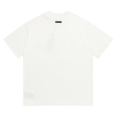 Cursive Logo Print Cotton Tee