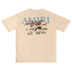 Bird Pattern T-Shirt