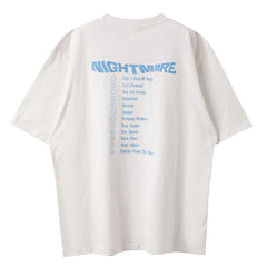 Crew Neck Pullovers Cotton T-Shirt