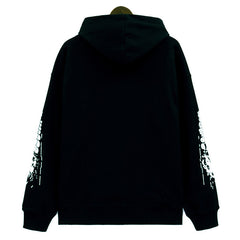 Micro-label letters 4x4 print Hoodie