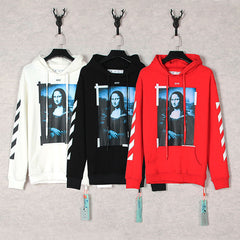 Mona Lisa Frame Pattern Hoodies
