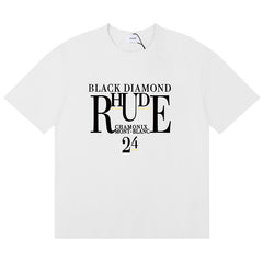 Diamond Letter Logo Printed T-Shirt